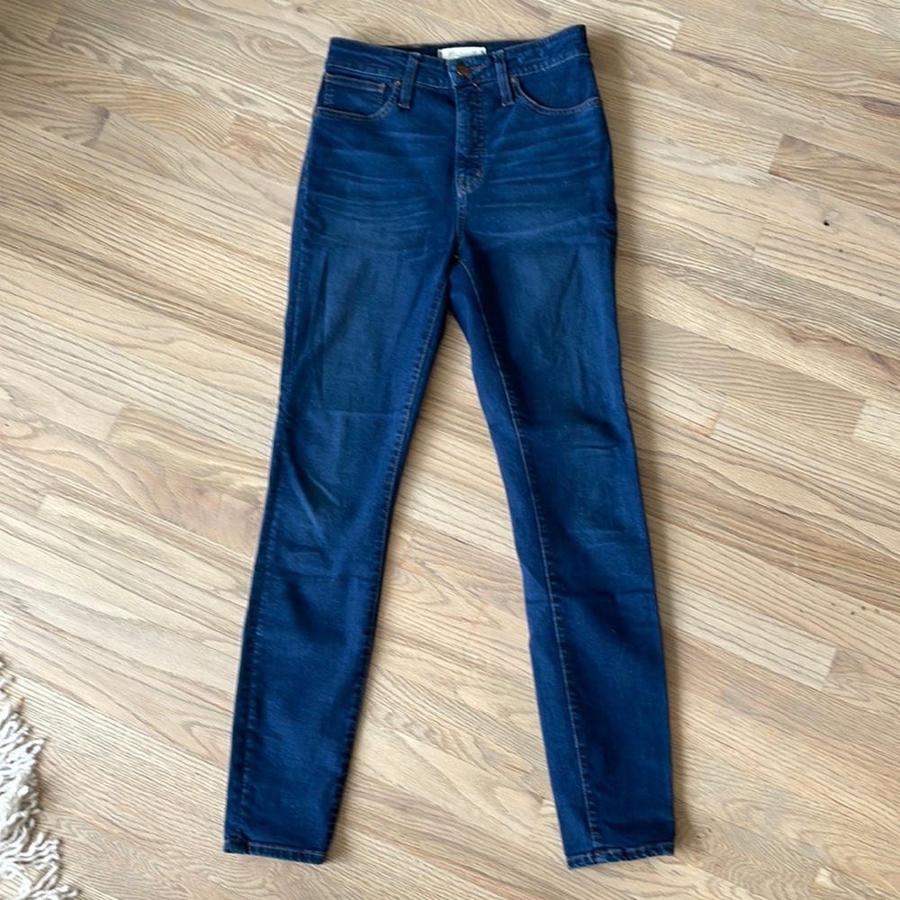 Madewell Curvy Hi-Rise skinny jeans - dark blue